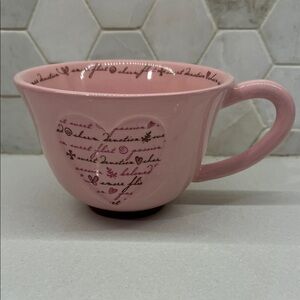 Starbucks 2006 Valentine Pink Heart Mug, charm, flirt
